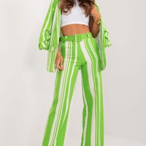 Spodnie Damskie Model DHJ-SP-5077.68 Light Green - Italy Moda