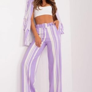 Spodnie Damskie Model DHJ-SP-5077.27 Light Violet - Italy Moda