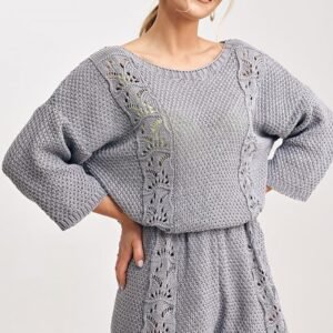 Spodnie Komplet Model M995 Dark Grey - Figl