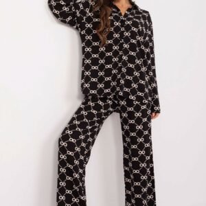 Spodnie Komplet Model LK-KMPL-509644-1.41X Black/Beige - Lakerta