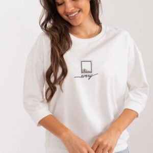 Bluzka Model RV-BZ-9507.06 Ecru - Relevance