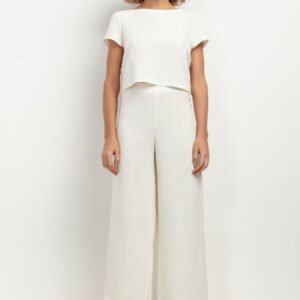 Spodnie Damskie Model T406 White Sand - Tessita