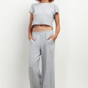 Spodnie Damskie Model T404 Grey Melange - Tessita