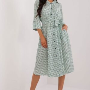 Sukienka Model LK-SK-509673.13 White/Green - Lakerta