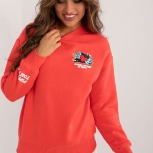 Bluza Damska Model D10600T02568E Coral - Sublevel