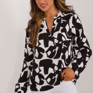Bluzka Model D73771M11186A Black/White - Sublevel