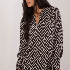 Bluzka Model D73771M11186B Black/Beige - Sublevel