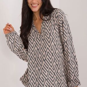 Bluzka Model D73771M11186B Beige - Sublevel