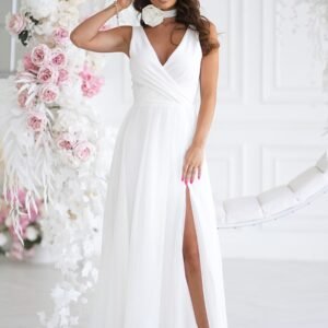 Sukienka Model 318-04 Ecru - Bicotone