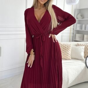 Sukienka Model 537-1 Bordo - Numoco