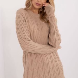 Sweter Damski Model AT-SW-2343.88 Camel - AT