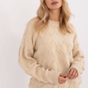 Sweter Damski Model AT-SW-2361.61 Light Beige - AT
