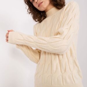 Sweter Damski Model AT-SW-2235.00P Light Beige - AT