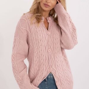 Sweter Damski Model AT-SW-23525.21 Light Pink - AT