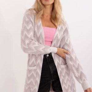 Sweter Kardigan Model AT-SW-2340-A.00 Light Violet - AT