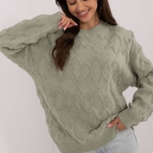 Sweter Damski Model AT-SW-2361.61 Pistacja - AT
