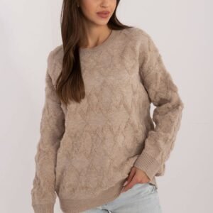 Sweter Damski Model AT-SW-2361.61 Beige - AT