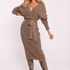 Sukienka Model MOE810 Cappuccino - Moe