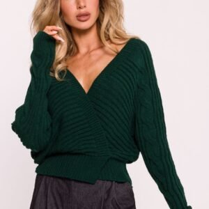 Sweter Damski Model MOE809 Green - Moe
