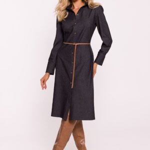 Sukienka Model MOE804 Grafit - Moe