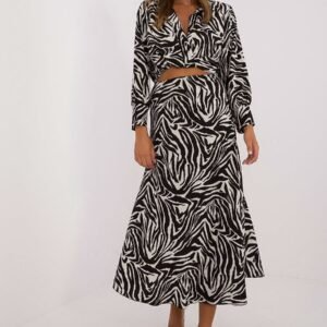 Spódnica Komplet Model DHJ-KMPL-19586.44 Ecru - Italy Moda