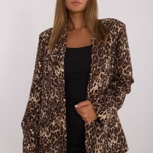 Marynarka Model DHJ-MA-2002A-2.53 Dark Beige - Italy Moda