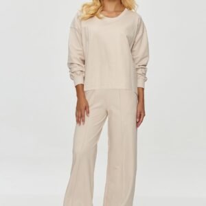 Spodnie komplet Model M849 Light Beige - Makadamia