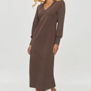 Sukienka Model M848 Czekolada - Makadamia