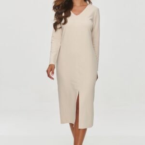 Sukienka Model M845 Light Beige - Makadamia