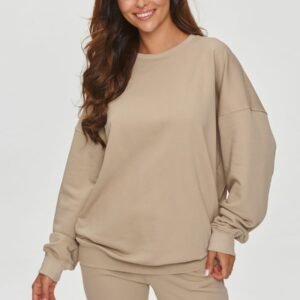 Bluza Damska Model M859 Light Beige - Makadamia