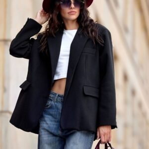 Marynarka Model Nadine CZA ZAK0020 Black - Roco Fashion