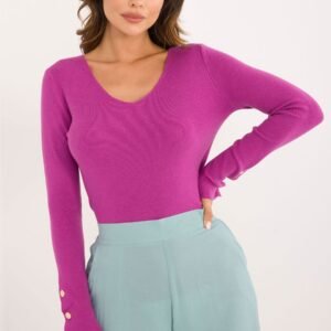 Sweter Damski Model AT-SW-2334.49 Dark Violet - AT