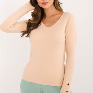 Sweter Damski Model AT-SW-2334.91 Beige - AT