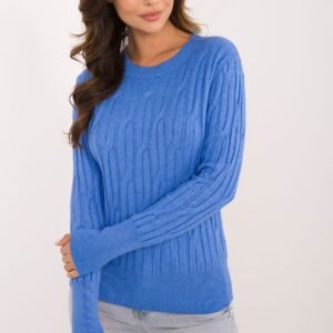 Sweter Damski Model AT-SW-2338-2.61 Blue - AT