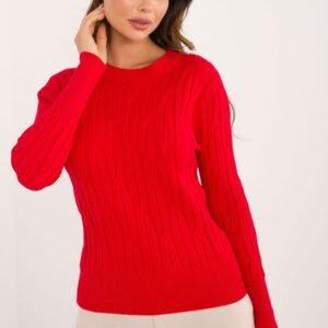 Sweter Damski Model AT-SW-2338-2.61 Red - AT