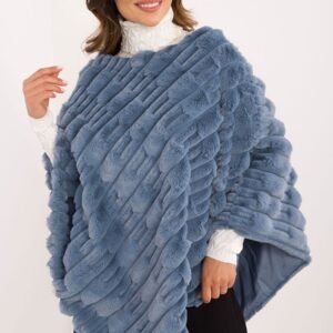 Sweter Ponczo Model AT-PN-2347.88 Blue - AT