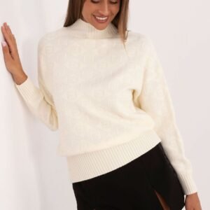 Sweter Damskie Model AT-SW-2339.54 Ecru - AT