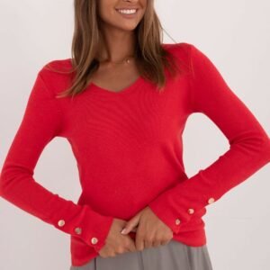 Sweter Damski Model AT-SW-2334.91 Red - AT
