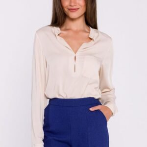 Bluzka Model S375 Beige - Stylove