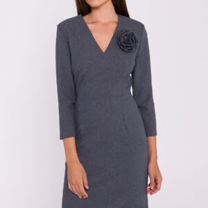 Sukienka Model S372 Grey - Stylove