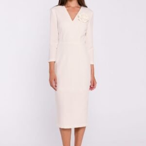 Sukienka Model S372 Kość Słoniowa - Stylove