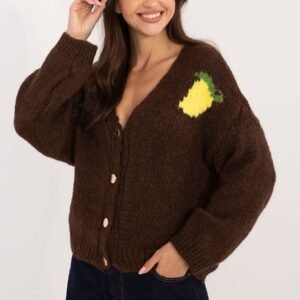 Sweter Damski Model MI-SW-2108.92 Brown - Italy Moda