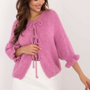 Sweter Damski Model MI-SW-2911.91 Dark Pink - Italy Moda