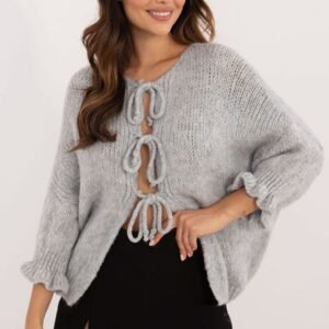 Sweter Damski Model MI-SW-2911.91 Grey - Italy Moda