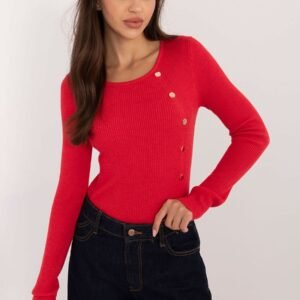 Sweter Damski Model AT-SW-2332-2.62 Red - AT