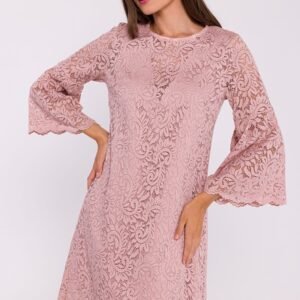 Sukienka Model S380 Powder Pink - Stylove