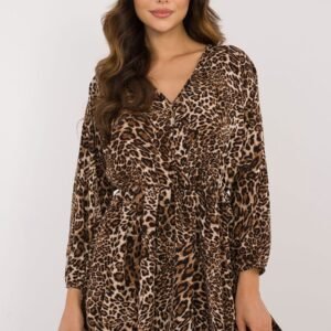 Sukienka Model DHJ-SK-19861-2.02 Black/Beige - Italy Moda