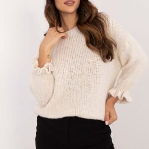 Sweter Damski Model MI-SW-2912.10X Light Beige - Italy Moda