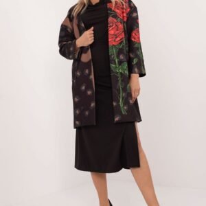 Płaszcz Damski Model DHJ-PL-19821.60P Black - Italy Moda