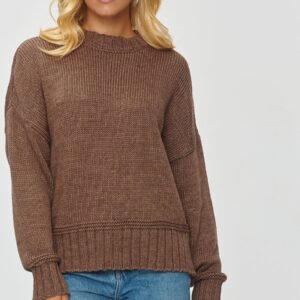 Sweter Damski Model S151 Cappuccino - Makadamia